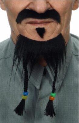 Pirate Moustache and Goatee | Black