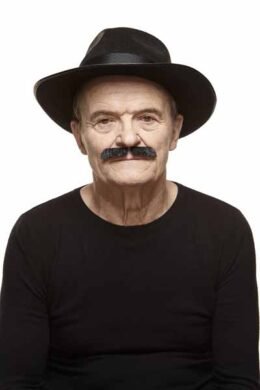 Gangster Moustache | Black