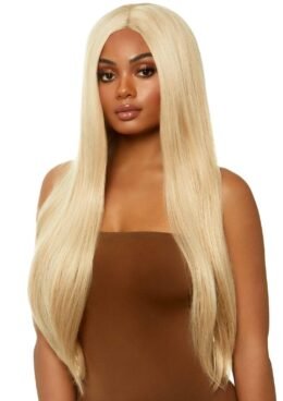 Long Straight Center Part - Blonde