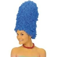 Marg Simpson Wig - Blue