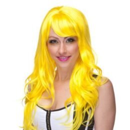 Burlesque wig - Yellow
