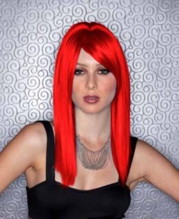 Fortune Firecracker Red Wig