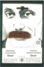 Brown Gent moustache