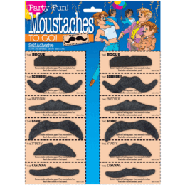 Moustaches - 12 Pack