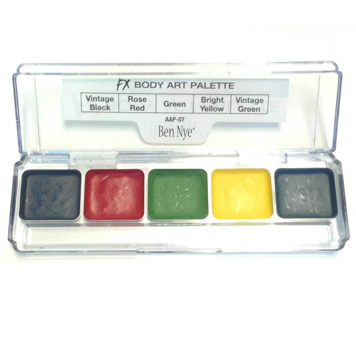 Ben Nye FX Body Art Alcohol Palette