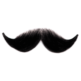 Dapper Moustache - Black