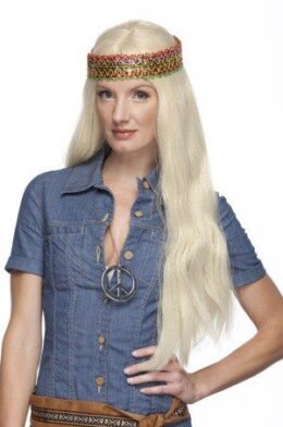 Hippie Wig with Detachable Headband | Blonde