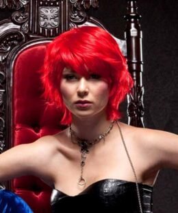 Anime Style Jinx Wig | Firecracker Red