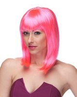 Doll Wig - Hot Pink
