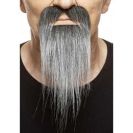 Long Goatee | White and Grey