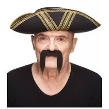 Hulk Hogan Moustache | Black