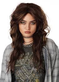 90's Grunge Rocker Wig | Brunette
