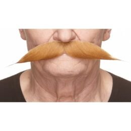 Extra Wide Wild West Moustache | Light Brown