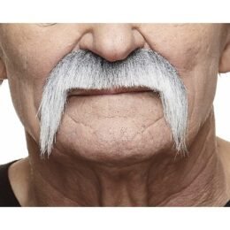 Walrus Moustache | White and Grey