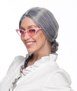 Old Lady Wig Grey