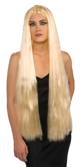 36 inch Long Witch Wig  Blonde