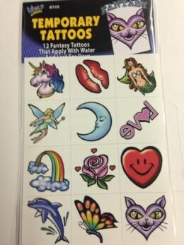 Fantasy Temporary Tattoos