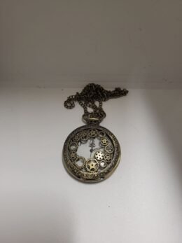 Large Steampunk Gear Pocket Watch