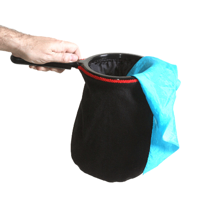 Change Bag Standard (Black with Zipper) by Bazar de Magia