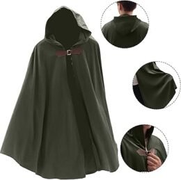 Green Medieval Cloak