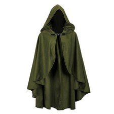 Green Medieval Fairy Cloak