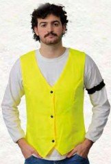 Yellow Poker Dealer Vest | Large/X-Large