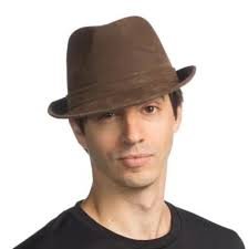 Leatherlike Fedora | Light Brown