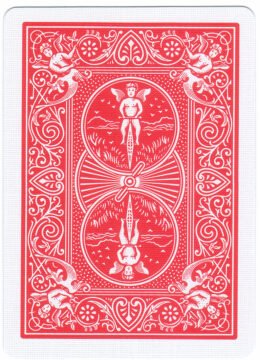 Gaff Card Red Blank Face