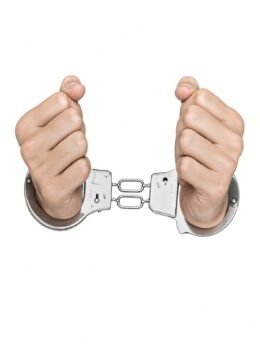 Police Handcuffs Metal lightweight