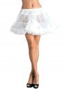 Layered Tulle Petticoat White