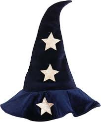 Velvet Stars Witch Hat