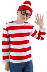 Waldo Costume Small/Medium
