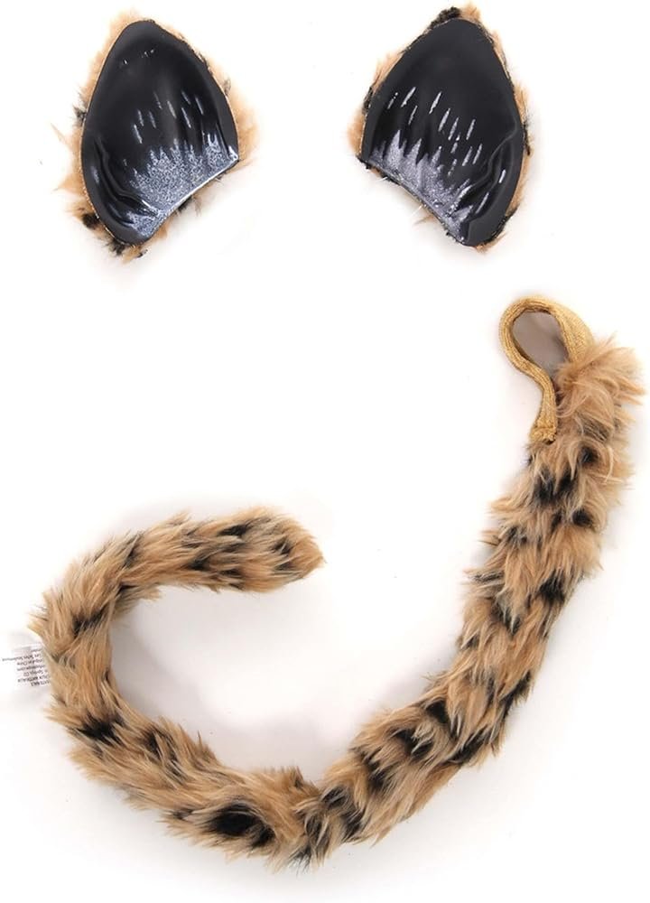 Cheetah Ears and Tail Set