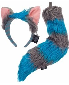 Deluxe Cheshire Cat Ears and Tail