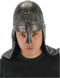 Knight Helmet with Hood