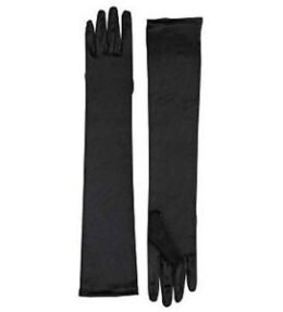 Long Black Gloves