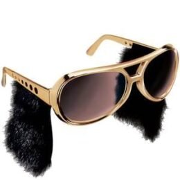 Rock Star Glasses with Sideburns