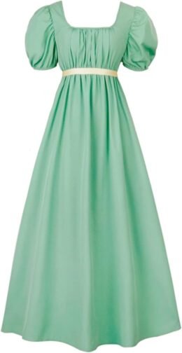Regency Summer Dress Mint Green | X-Large