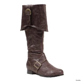 Pirate Jack Brown Boots | Mens Medium