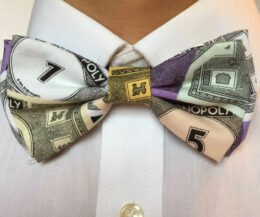 Jumbo Monopoly Money Bow Tie