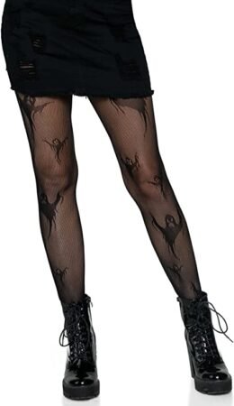 Spooky Ghost Net Tights