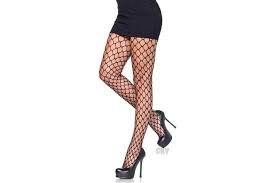 Sharp Edge Scale Net Tights