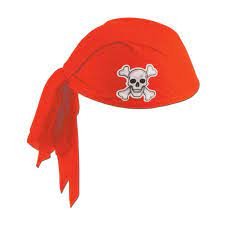 Pirate Scarf Hat | Red