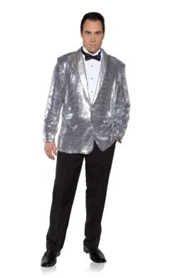 Silver Sequin Jacket | One Size