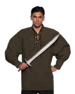 Khaki Renaissance Shirt | One Size