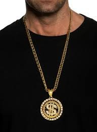Spinning Dollar Sign Necklace