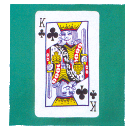 King of Clubs Silk | 24 Inch