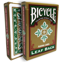 Bicycle Leaf Back playing cards