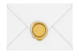 Vintage Envelopes with Wax Beads | 5 Pack