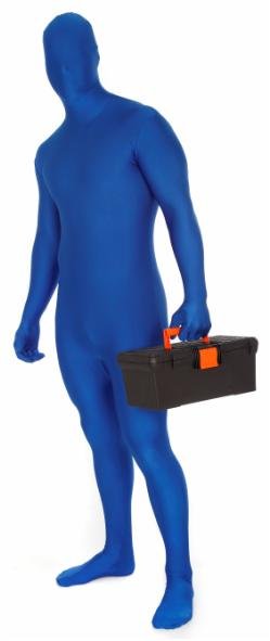 Morphsuit Adult Blue Medium